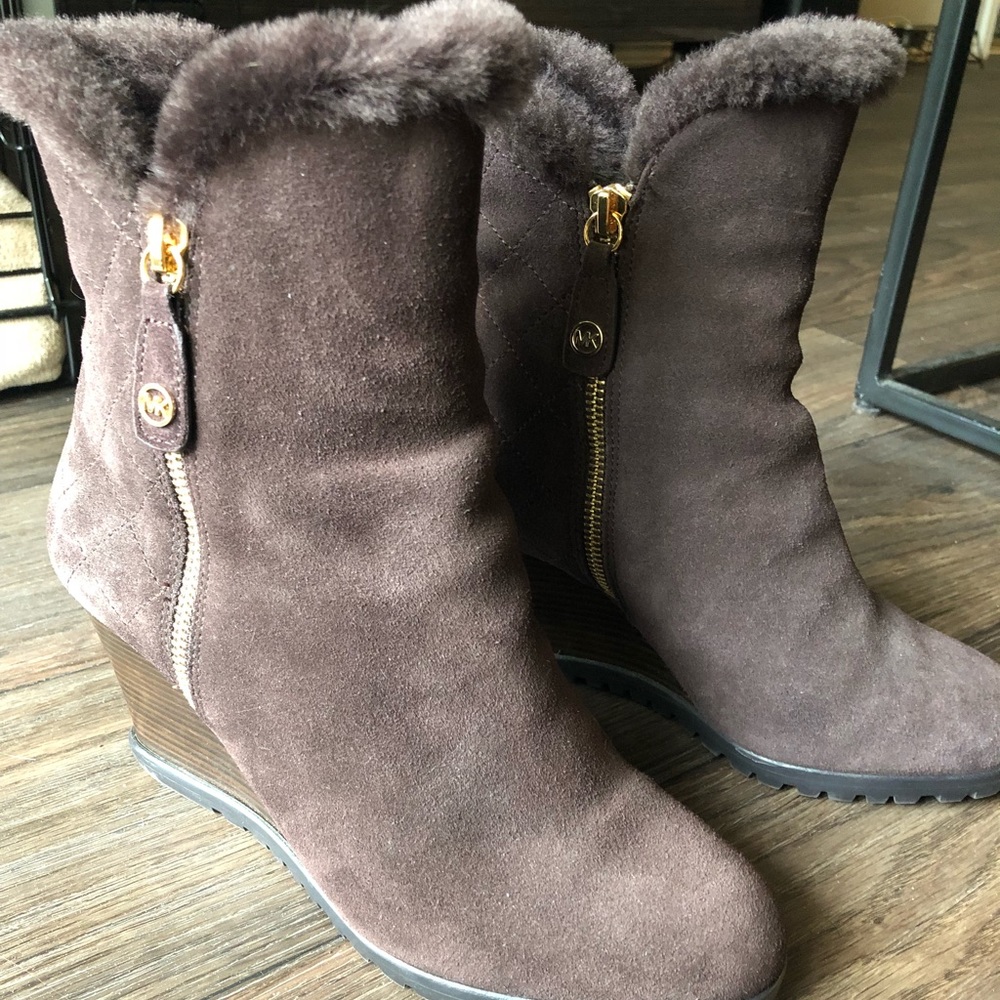 Michael Kors Whitaker Wedge Boots